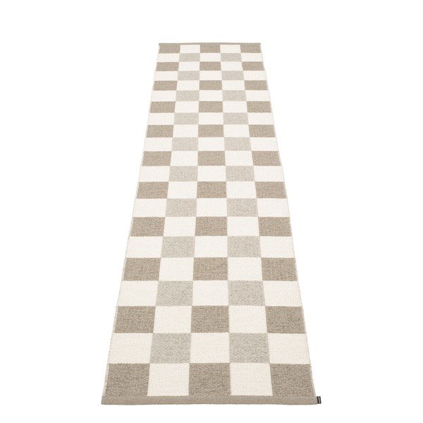 Béžovo-krémový vnitřní a venkovní běhoun 70x300 cm Pix Dark Linen – Pappelina