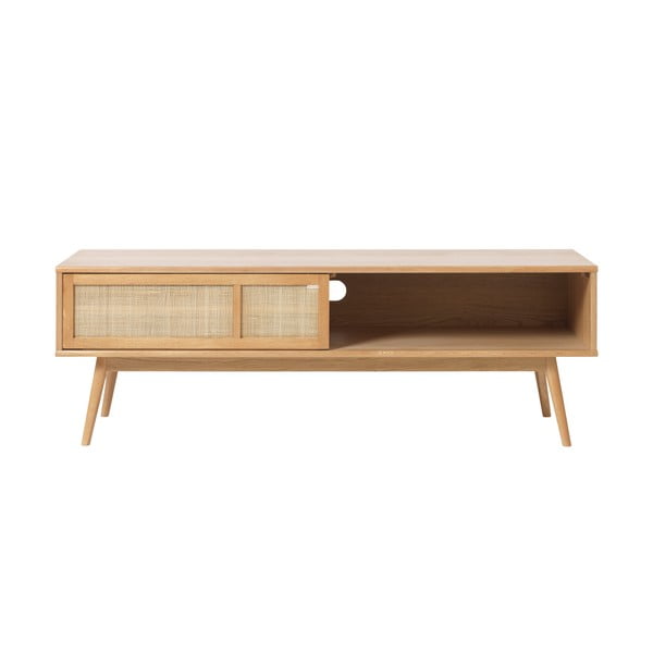 TV stolek v dekoru dubu v přírodní barvě 150x50 cm Barrali – Unique Furniture