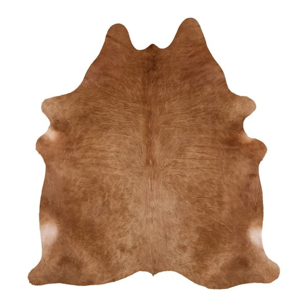 Pravá hovězí kůže Arctic Fur Caramel Long Hair, 184 x 176 cm