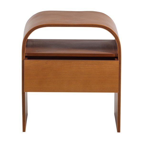 Noční stolek s poličkami v přírodní barvě Momo – WOOOD-image-4