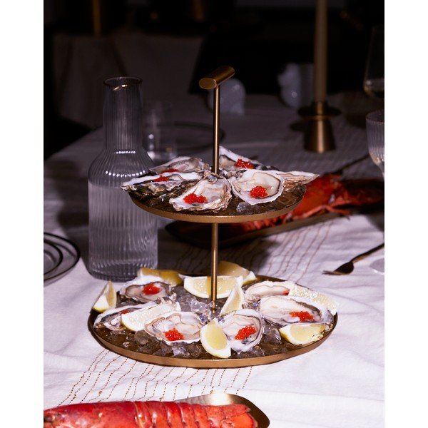 Nerezový etažér Aruc – Kave Home-image-1