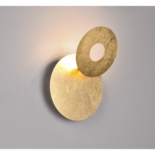 LED nástěnné svítidlo ve zlaté barvě Leano – Trio-image-3