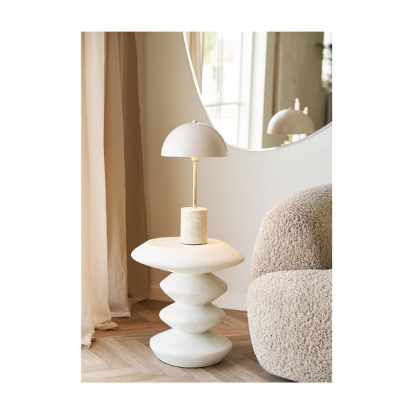 Kamenný kulatý odkládací stolek ø 36 cm Blackburn – House Nordic-image-2