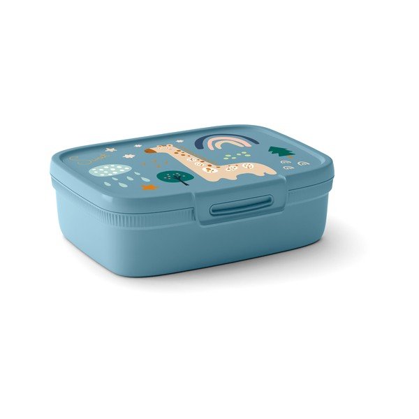 Modrý plastový dětský svačinový box – Curver