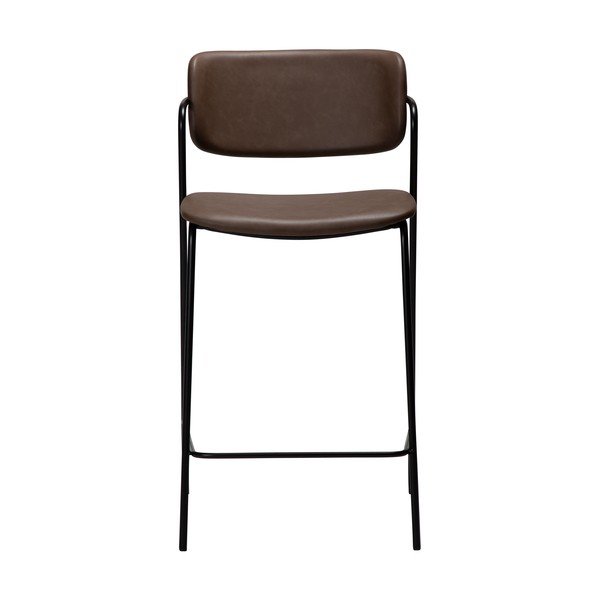 Hnědá barová židle (výška sedáku 67,5 cm) Zed – DAN-FORM Denmark-image-4