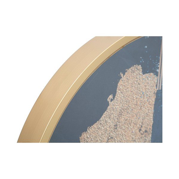 Modré nástěnné hodiny Mauro Ferretti Art, ø 60 cm-image-4