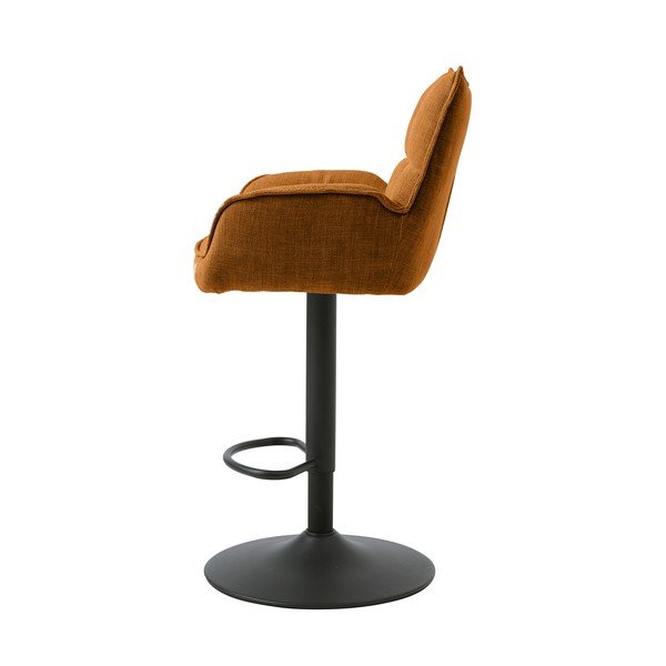 Oranžové barové židle s nastavitelnou výškou v sadě 2 ks Marilla – Unique Furniture-image-3