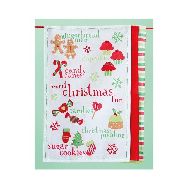 Sada 3 kuchyňských utěrek Sweet Christmas-image-1