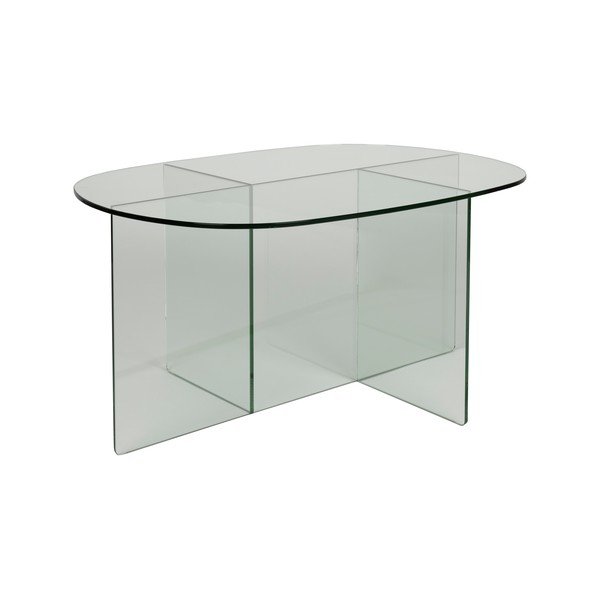 Skleněný konferenční stolek 60x80 cm Linea – Zuiver