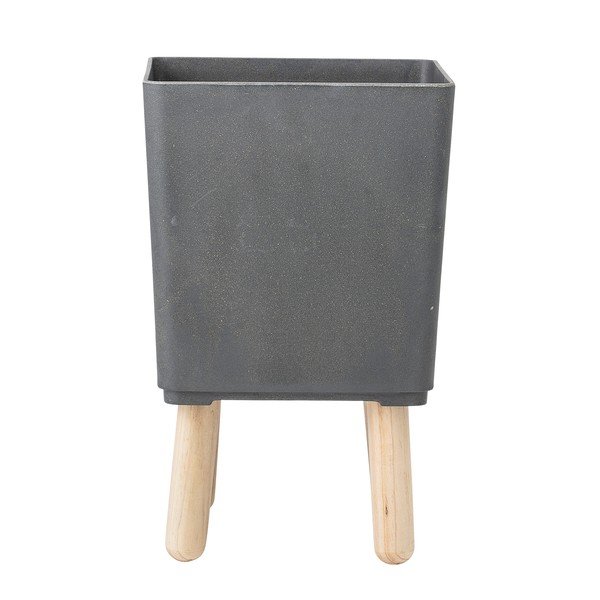 Šedý květináč na nožičkách Bloomingville-image-1