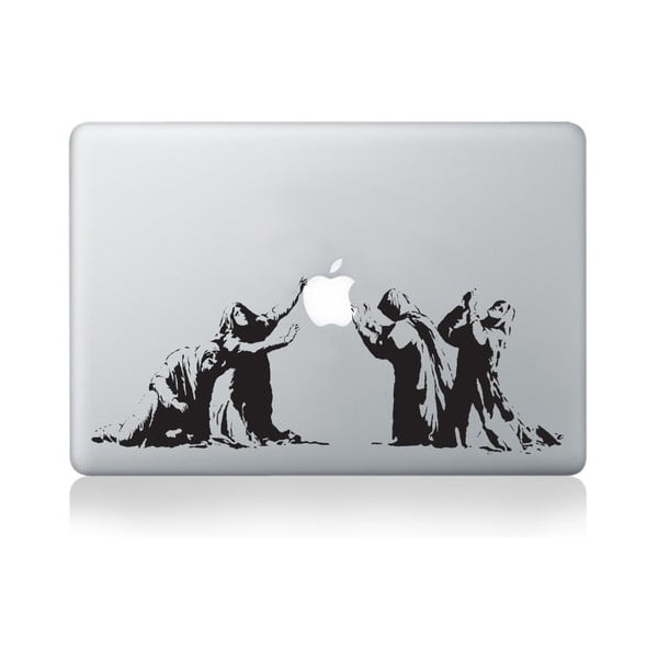 Samolepka na notebook 15" Apple Reverence by Banksy
