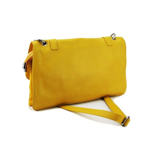 Kožená kabelka Busta Giallo-image-1