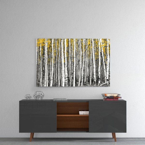 Skleněný obraz Insigne Yellow Forest, 110 x 70 cm-image-1