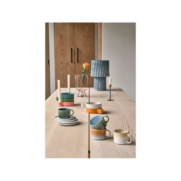 Světle růžová skleněná váza (výška 24 cm) Drum – Villa Collection-image-2