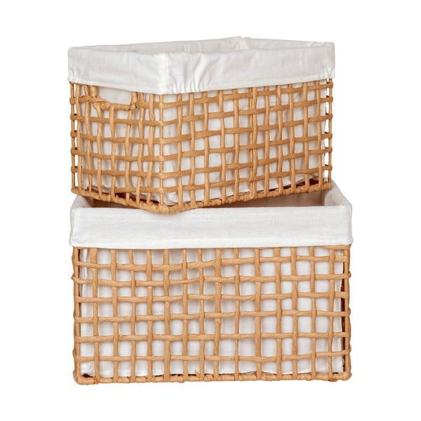 Košíky v sadě 2 ks 25x35x22 cm Bustelo – House Nordic-image-2