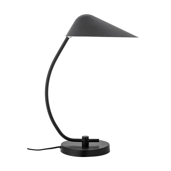 Černá stolní lampa s kovovým stínidlem (výška 50 cm) Nisella – Bloomingville-image-3