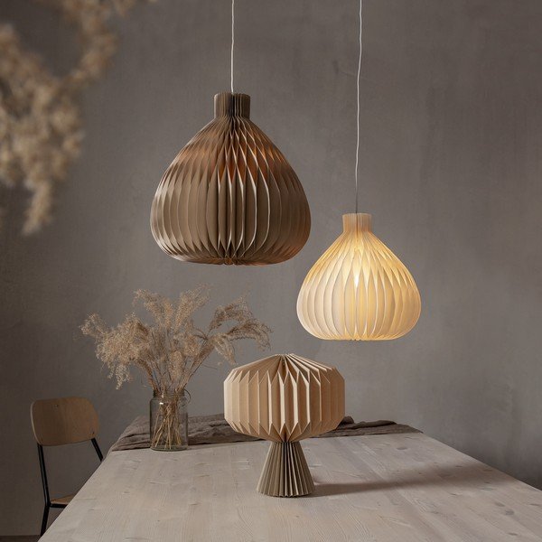 Krémové stínidlo ø 28 cm Honeycomb – Star Trading-image-3