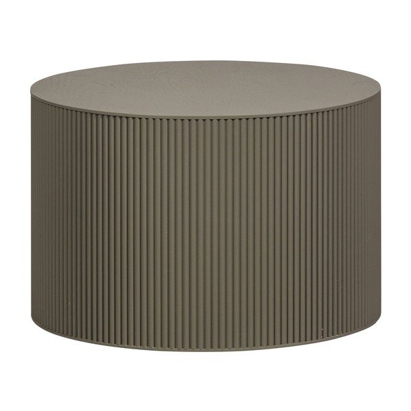 Khaki kulatý konferenční stolek ø 60 cm Sanne – WOOOD