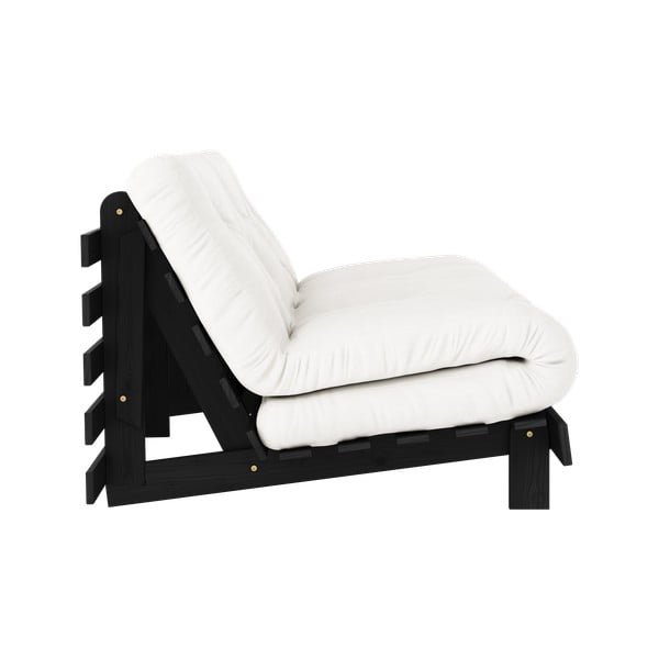 Krémová rozkládací pohovka 160 cm Roots Black Night – Karup Design-image-4