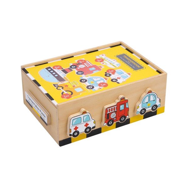 Dřevěné puzzle Legler Vehicles-image-1