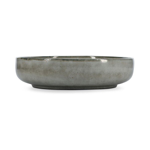 Zelený/šedý servírovací talíř z kameniny ø 28 cm Meridian – Salt&Pepper-image-2