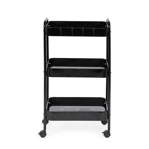 Kovový servírovací stolek na kolečkách 29,5x41 cm Leiky – Yes Everyday