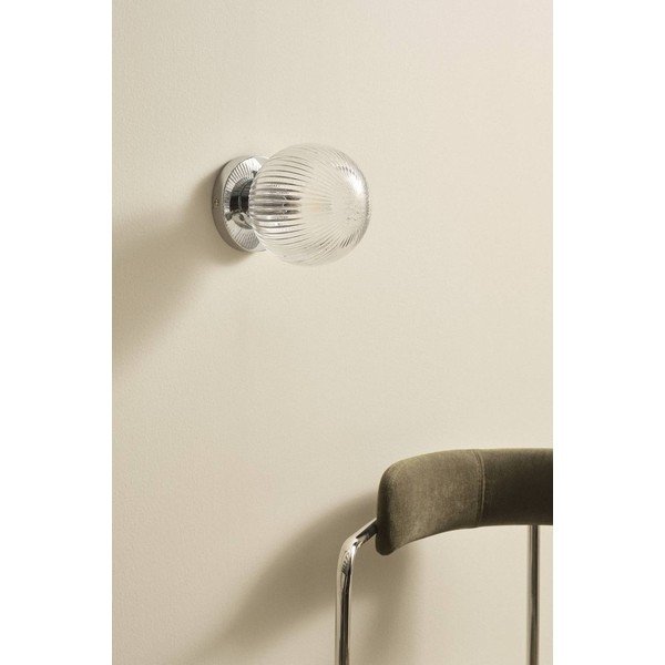 Skleněné stropní svítidlo v leskle stříbrné barvě ø 15 cm Tink – Jotex-image-2