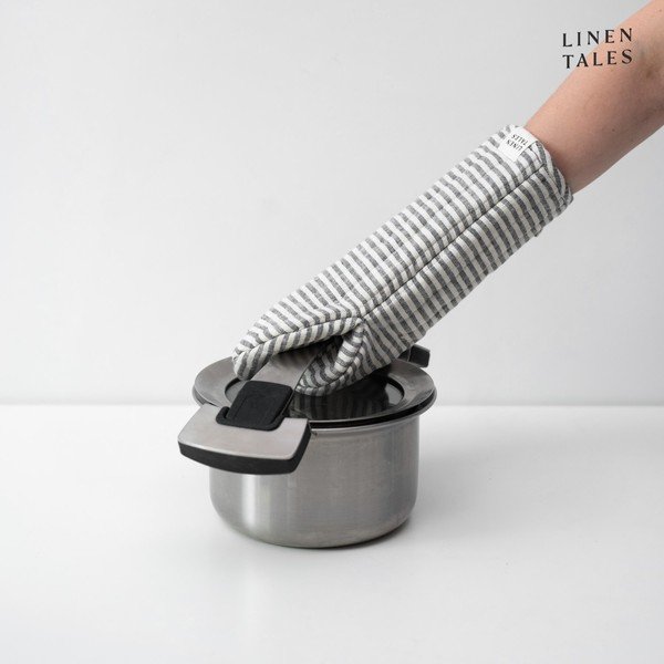 Lněná chňapka Thin Black Stripes – Linen Tales-image-1