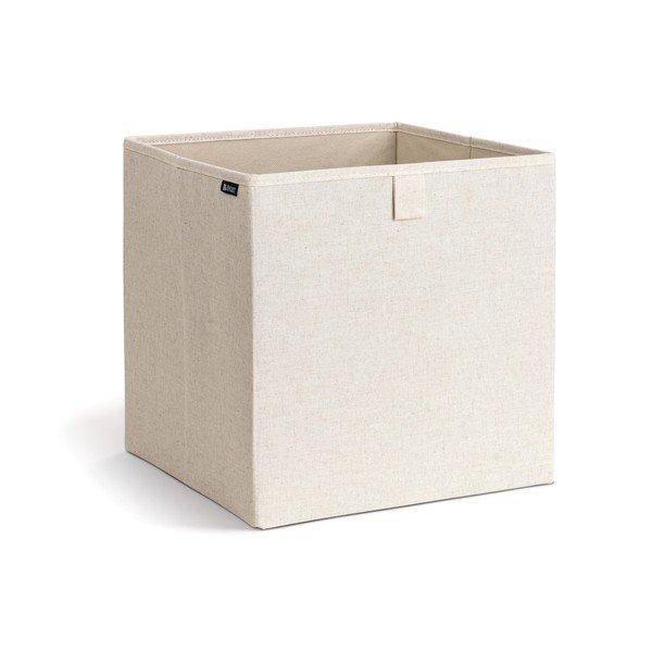 Béžový látkový úložný box 32x31,5x31,5 cm Soft Storage Cube – Bigso-image-4