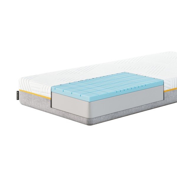 Měkká pěnová termoregulační matrace 90x200 cm Jaune – MESONICA-image-2