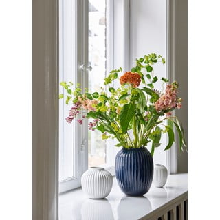 Bílá kameninová váza Kähler Design Hammershoi, ⌀ 13,5 cm