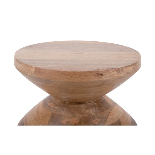 Kulatý odkládací stolek z mangového dřeva ø 35 cm  Totem  – Leitmotiv-image-4