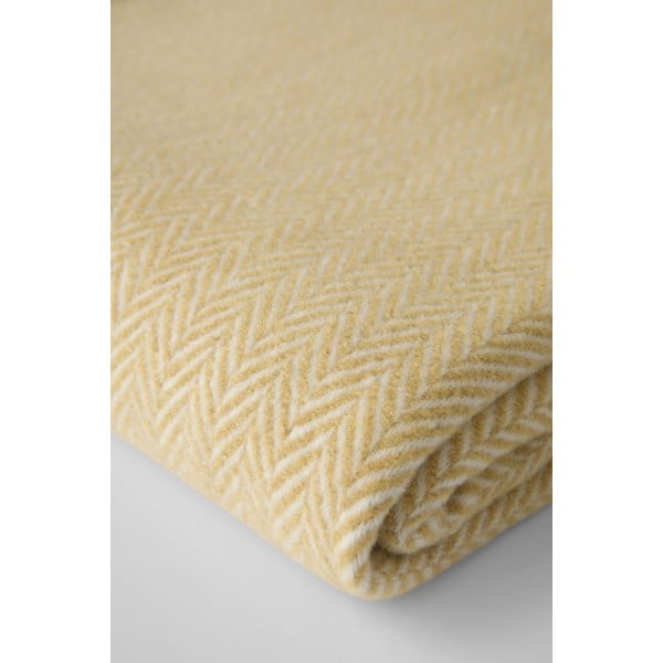 Šedohnědý pléd s podílem bavlny Euromant Skyline, 140 x 180 cm-image-1