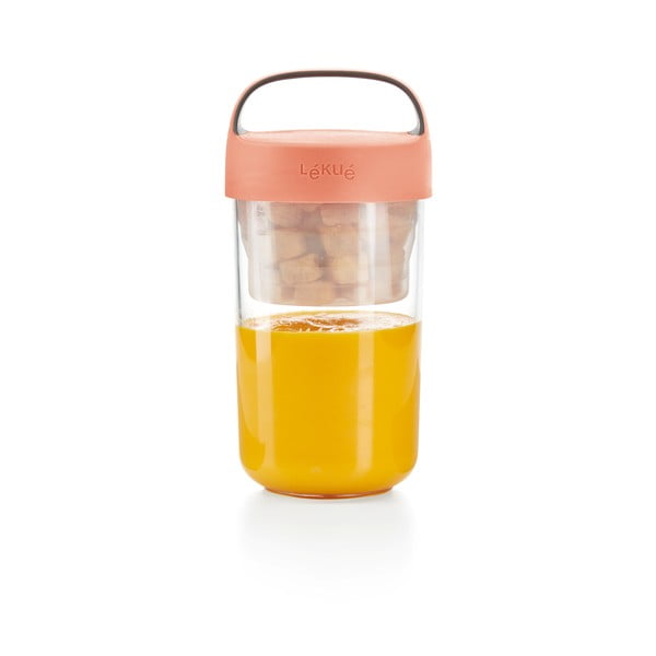 Dóza na polévku s oranžovým víčkem Lékué To Go, 600 ml-image-4