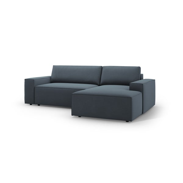 Modrá rozkládací rohová pohovka (pravý roh) Jodie – Micadoni Home-image-2