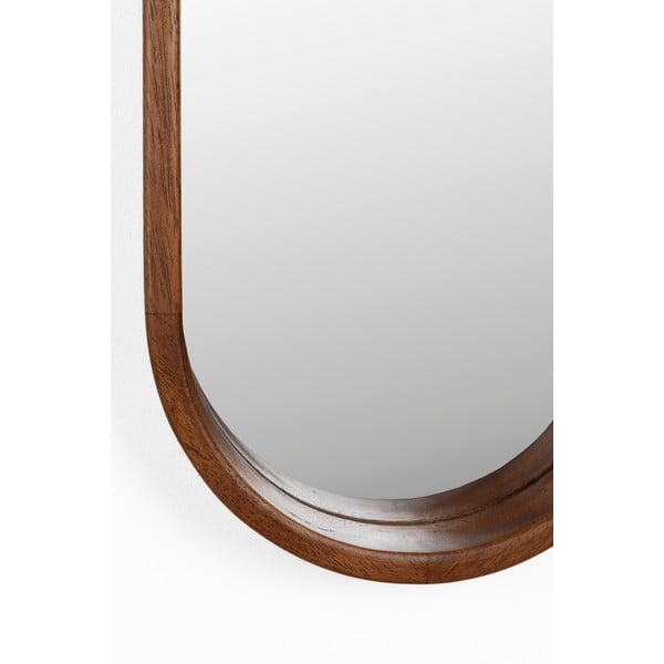 Nástěnné zrcadlo s dřevěným rámem 24x120 cm Nyko – White Label-image-4