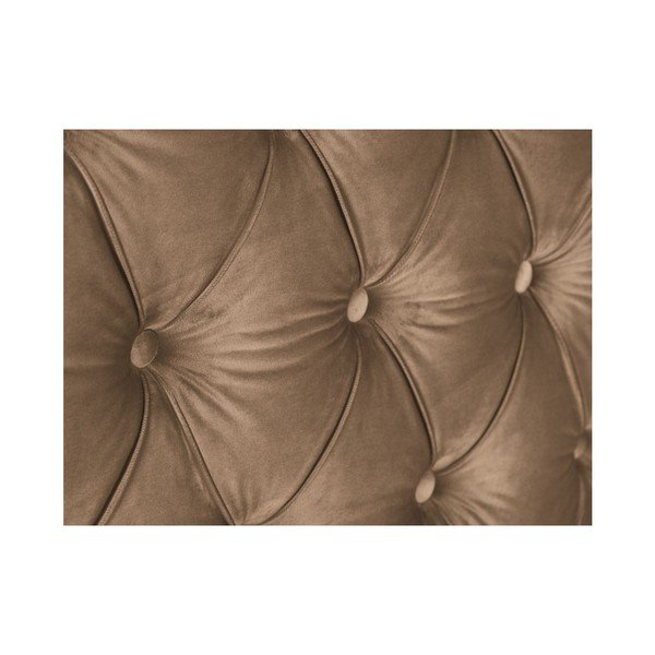 Tmavě béžové čelo postele Mazzini Sofas Cloves, 180 x 120 cm-image-4