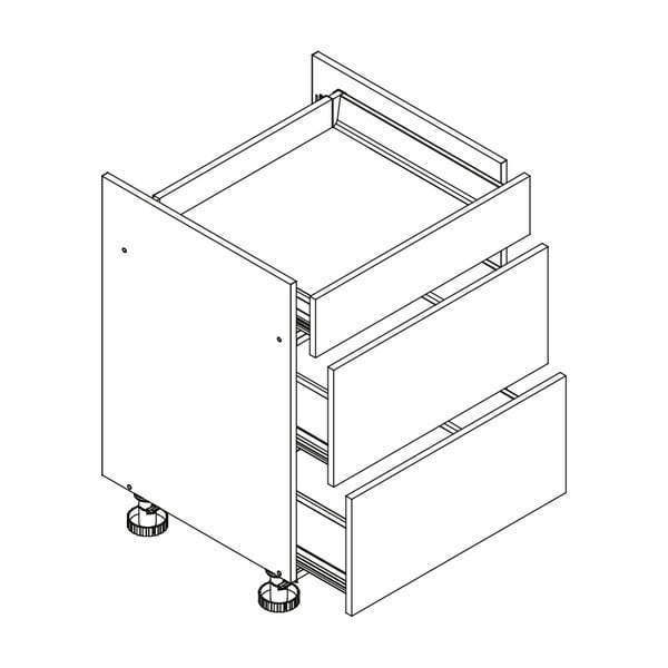 Dolní kuchyňská skříňka (šířka 60 cm) Kai – STOLKAR-image-2