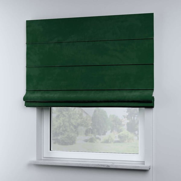 Zelená římská roleta 170x160 cm Posh Velvet - Yellow Tipi-image-4