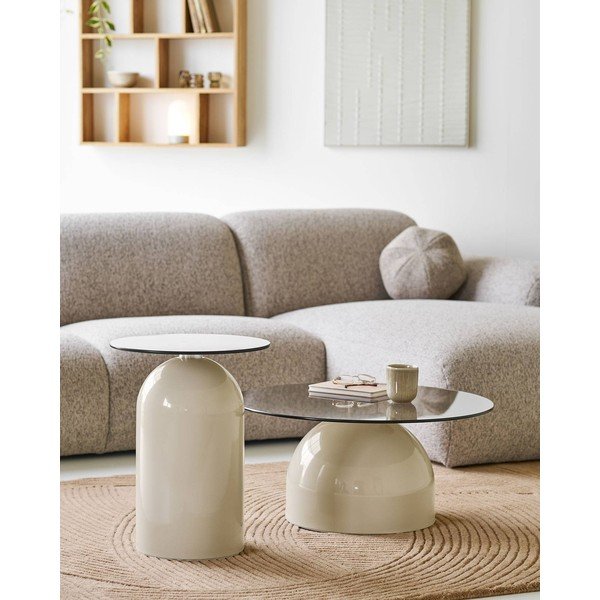 Ručně tkaný vlněný koberec v tmavě přírodní barvě 160x230 cm Pune – House Nordic-image-1