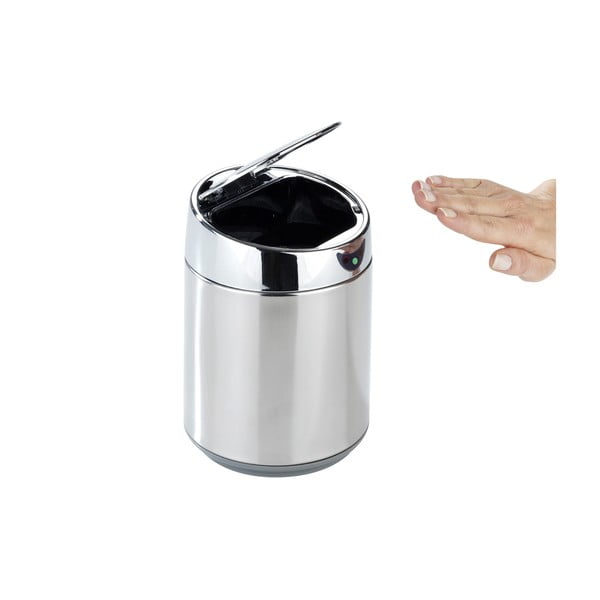 Bezdotykový odpadkový koš z nerezové oceli 800 ml - Maximex-image-1