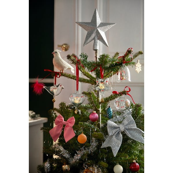 Skleněná ručně foukaná vánoční koule ø 6,5 cm Ann-Sofi Romme Annual Christmas Bauble 2025 – Holmegaard-image-2