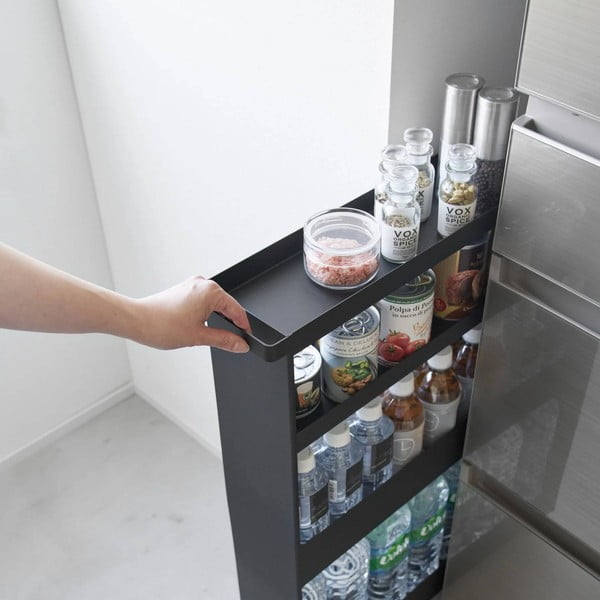 Matně černý ocelový koupelnový regál 48x80,5 cm Tower – YAMAZAKI-image-1