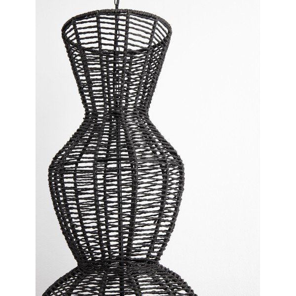 Matně černé provazové závěsné svítidlo ø 38 cm Breena – Nova Luce-image-4