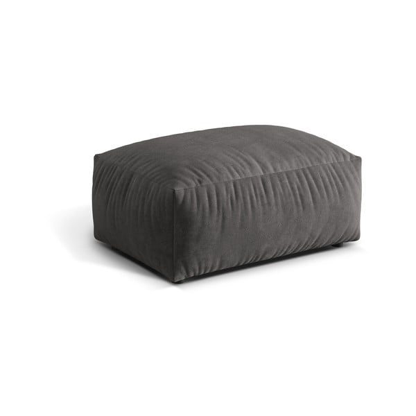 Šedá sametová modulární podnožka Martina – Micadoni -image-1