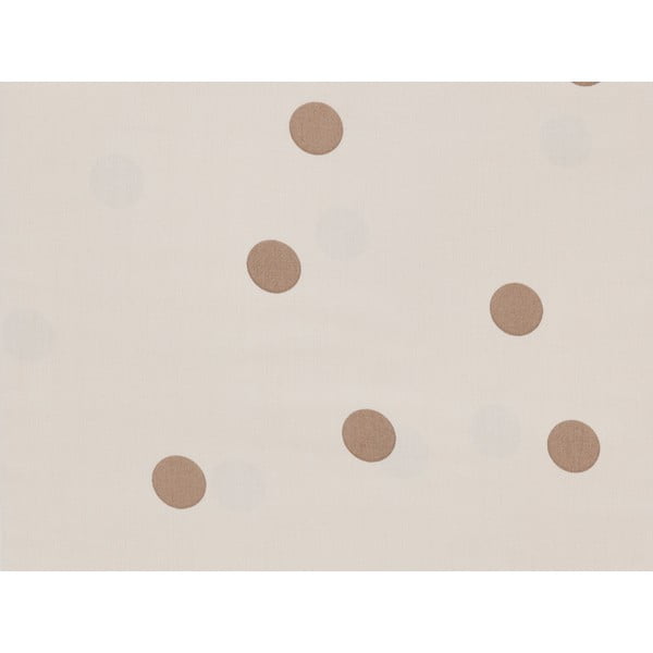 Hnědé povlečení na jednolůžko z bavlněného saténu 140x200 cm Solaris – Södahl-image-1