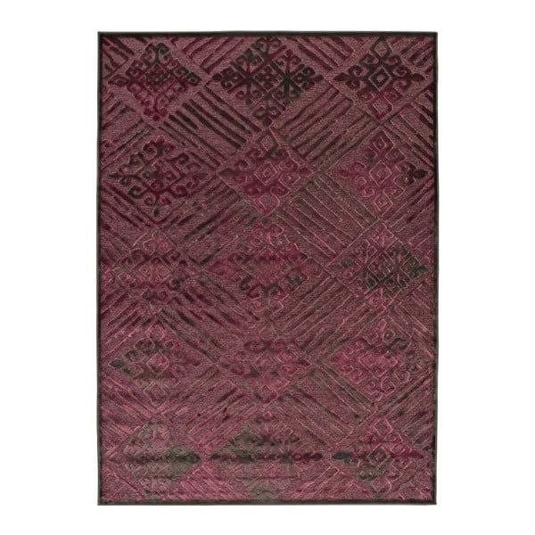 Tmavě vínový koberec Universal Soho, 160 x 230 cm