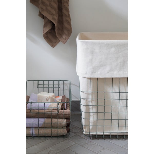 Zelený kovovo-látkový koš na prádlo 64 l Store-It – Mette Ditmer Denmark-image-1