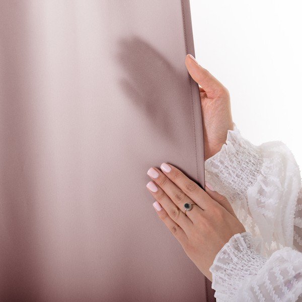 Starorůžový dimout závěs 140x250 cm Carli Tie – Restilo-image-4