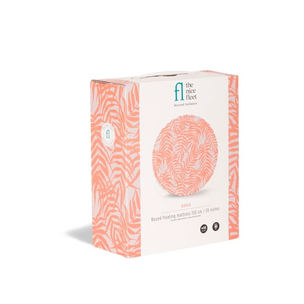 Oranžová nafukovací plážová matrace The Nice Fleet Bahia-image-2